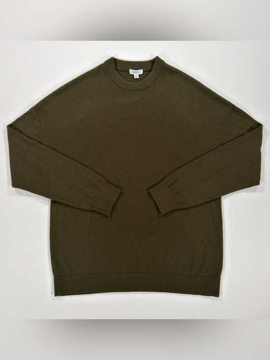 Reiss Other - Reiss Putney Mens Wool Blend Crewneck Sweater Size M Olive Green Pullover